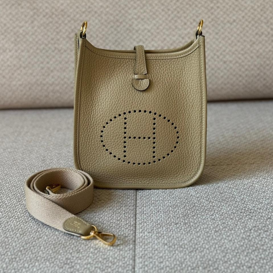 Hermès Trench Mini Evelyne GHW with Strap - Stamp K