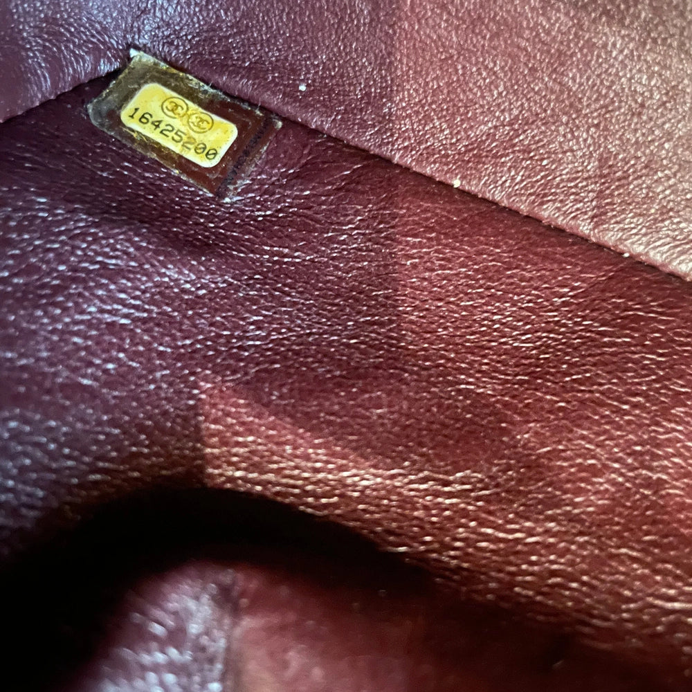 Chanel Lambskin Quilted Leather Double Flap Jumbo Shoulder Bag