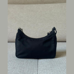 Prada Black Re-Edition 2005 Nylon Shoulder Bag