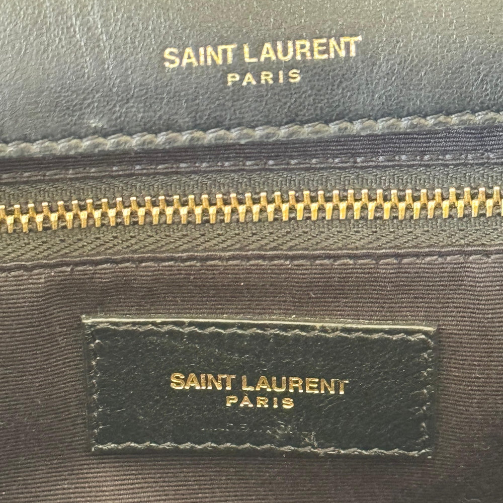 Saint Laurent Black Quilted Jamie Shoulder Bag