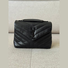 Saint Laurent Small Loulou Bag – Full Black