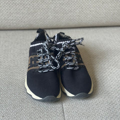 Fendi Black Rockocko Knit Sneakers - Size 39