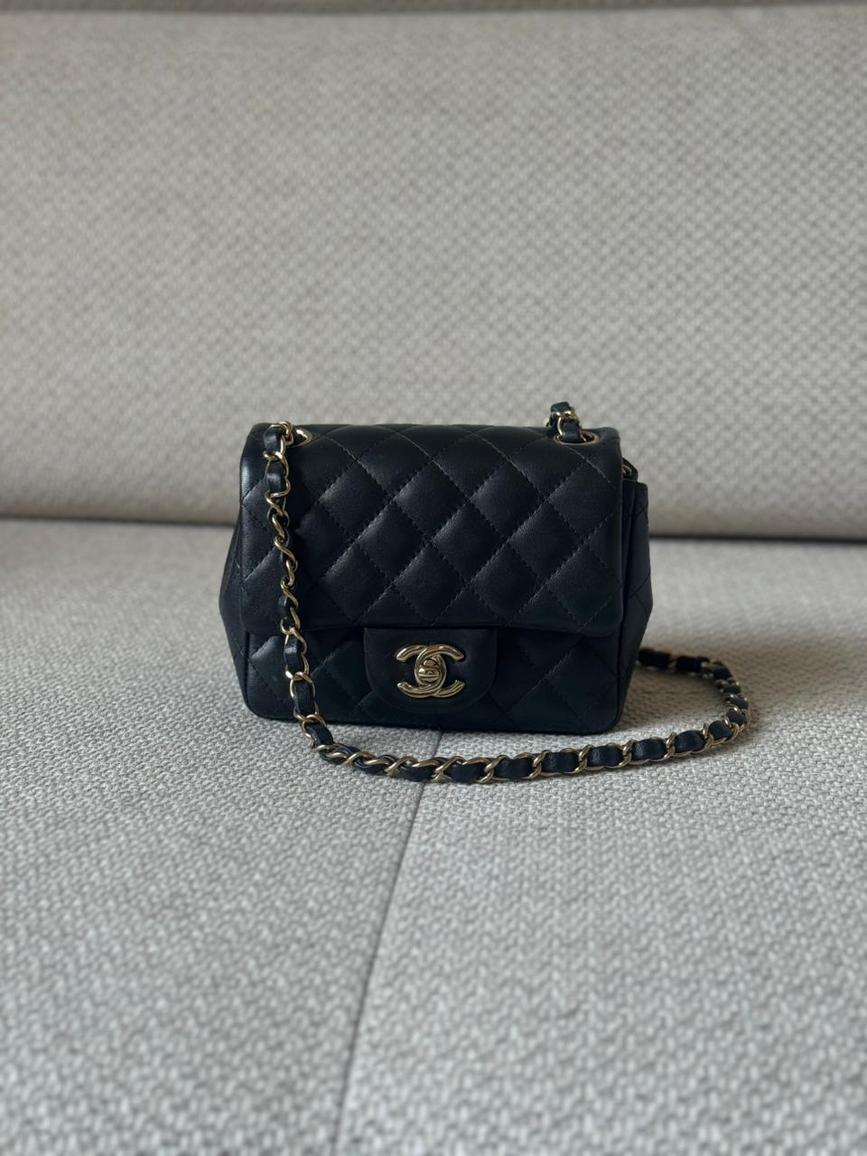 Chanel Black Quilted Mini Classic Flap Bag