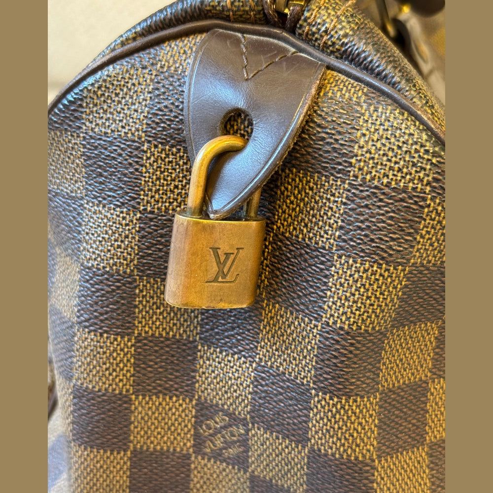Louis Vuitton Damier Ebene Speedy 30 - Missing Key