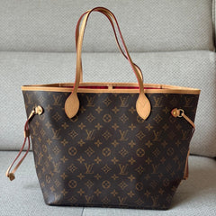 Louis Vuitton Monogram Coated Canvas Neverfull MM