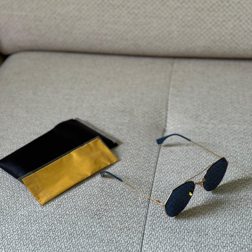Fendi Blue Eyeline Pilot Sunglasses