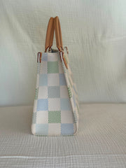 Louis Vuitton Damier Azur OnTheGo MM Shoulder Bag