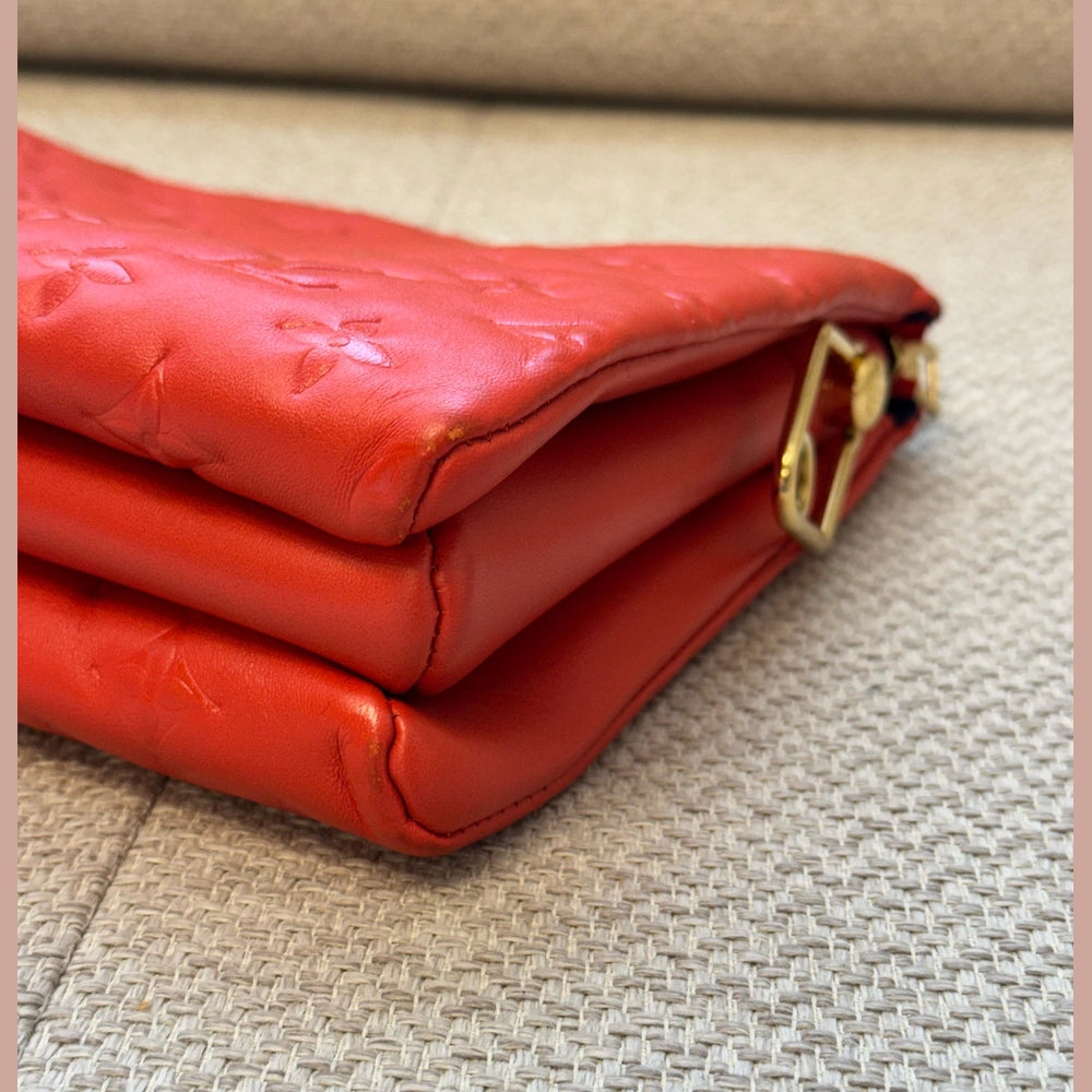 Louis Vuitton Red Coussin PM