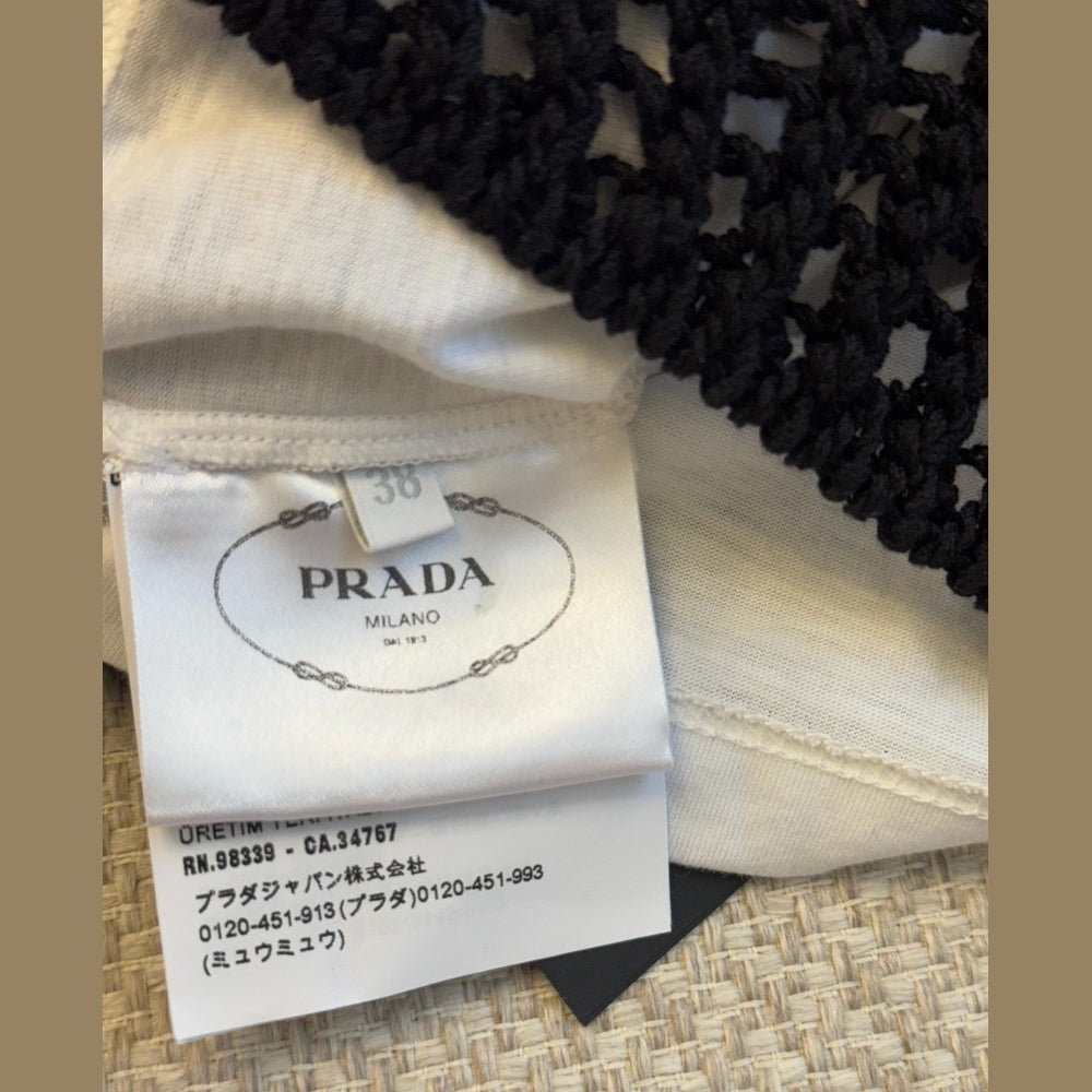 Prada Crochet Top