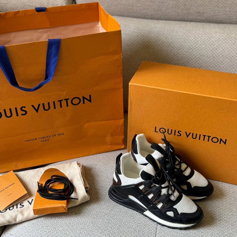 Louis Vuitton Monogram Runaway Sneakers - Size 36.5