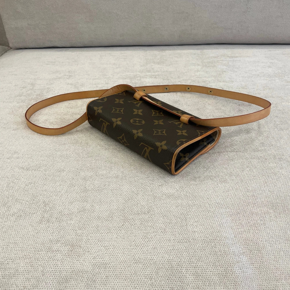 Louis Vuitton Monogram Canvas Florentine Belt Bag - Size Small