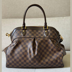 Louis Vuitton Damier Ebene Trevi GM Top Handle with Shoulder Strap
