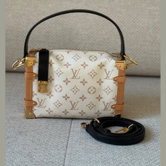 Louis Vuitton Side Trunk MM in Monogram Dune Canvas Shoulder Bag