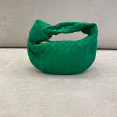 Bottega Veneta Green Intreciatto Mini Jodie
