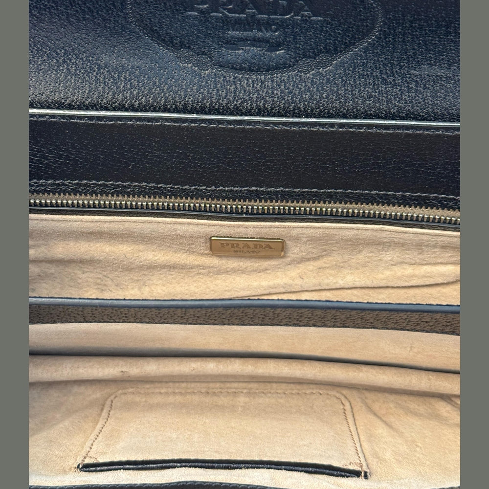 Prada Tricolor Cinghiale Clutch