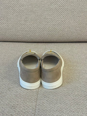 Hermès Game Slip-On Sneakers in Beige Suede - Size 38.5