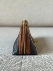 Céline Triomphe Canvas Clutch on Chain