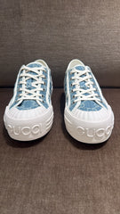 Gucci GG Denim Sneakers - Size 38