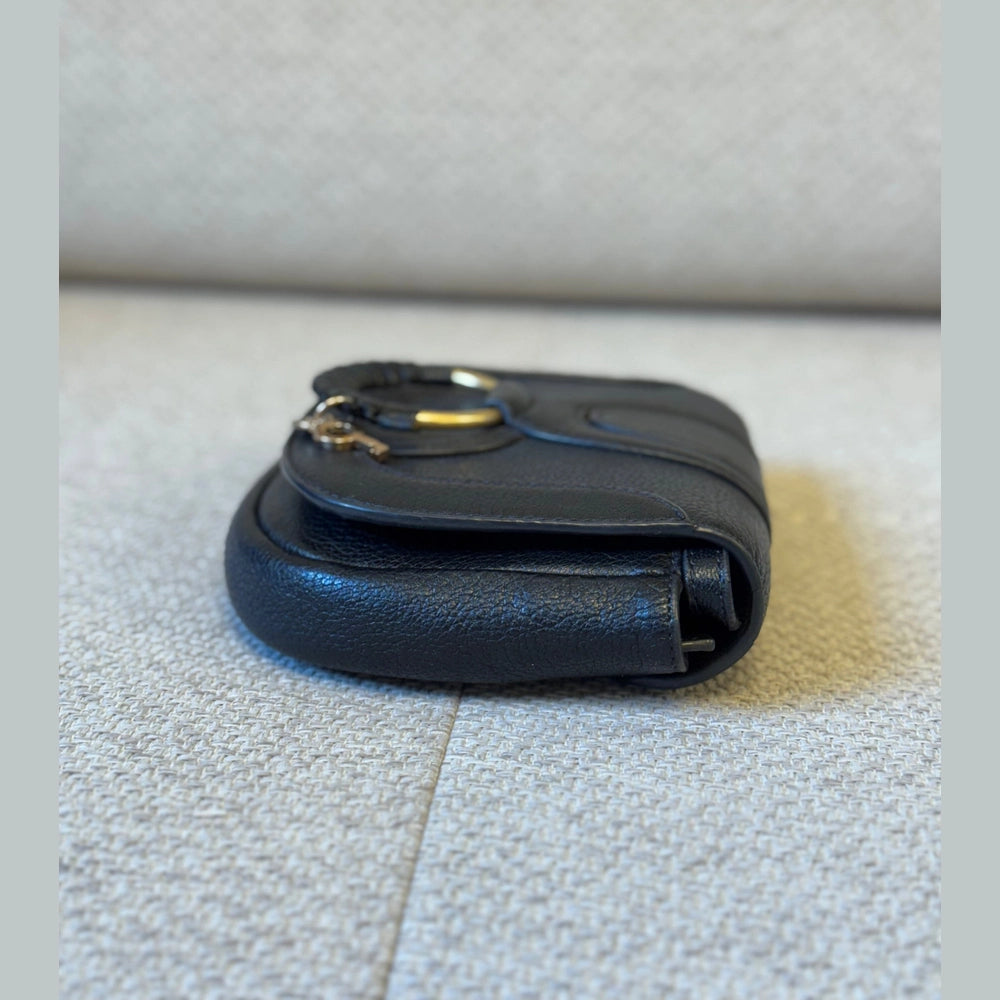 See by Chloé Black Leather Hana Small Crossbody Bag