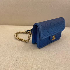 Chanel Sunset on The Sea Blue Belt Bag - Free Size