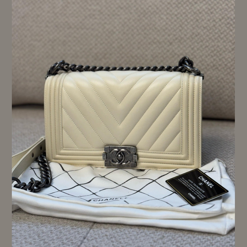 Chanel Chevron Medium Boy