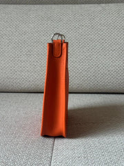 Hermès Orange Mini Evelyne PHW