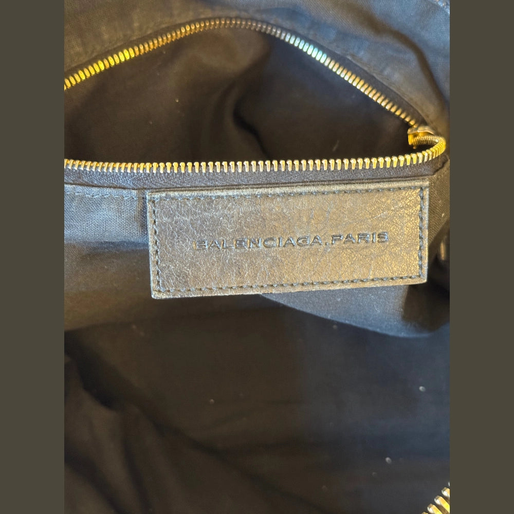 Balenciaga Large Black Leather Classic City Bag