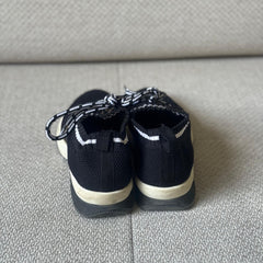Fendi Black Rockocko Knit Sneakers - Size 39