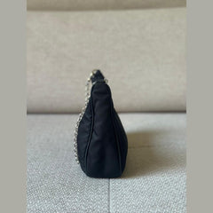 Prada Black Re-Edition 2005 Nylon Shoulder Bag