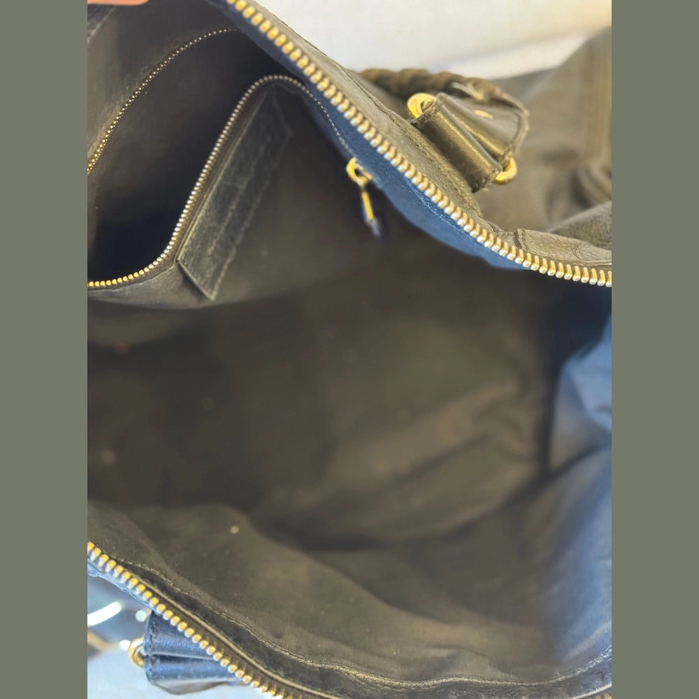 Balenciaga Large Black Leather Classic City Bag