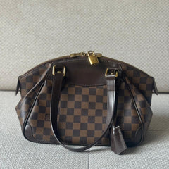 Louis Vuitton Damier Ebene Verona PM Shoulder Bag