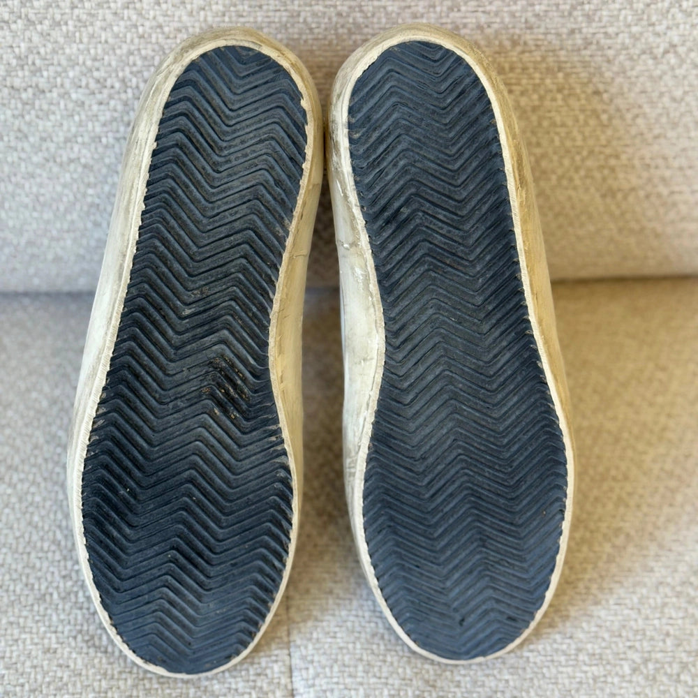 Golden Goose Superstar Glitter Sneakers - Size 40