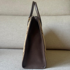 Gucci Jumbo GG Canvas Tote with Web Strap