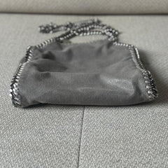 Stella McCartney Small Grey Falabella Crossbody Bag