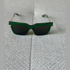 Bottega Veneta Green Sunglasses
