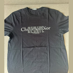 Christian Dior Black New Wave T-Shirt - Size M