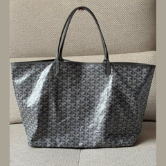 Goyard Grey Coated Canvas St. Louis GM Tote
