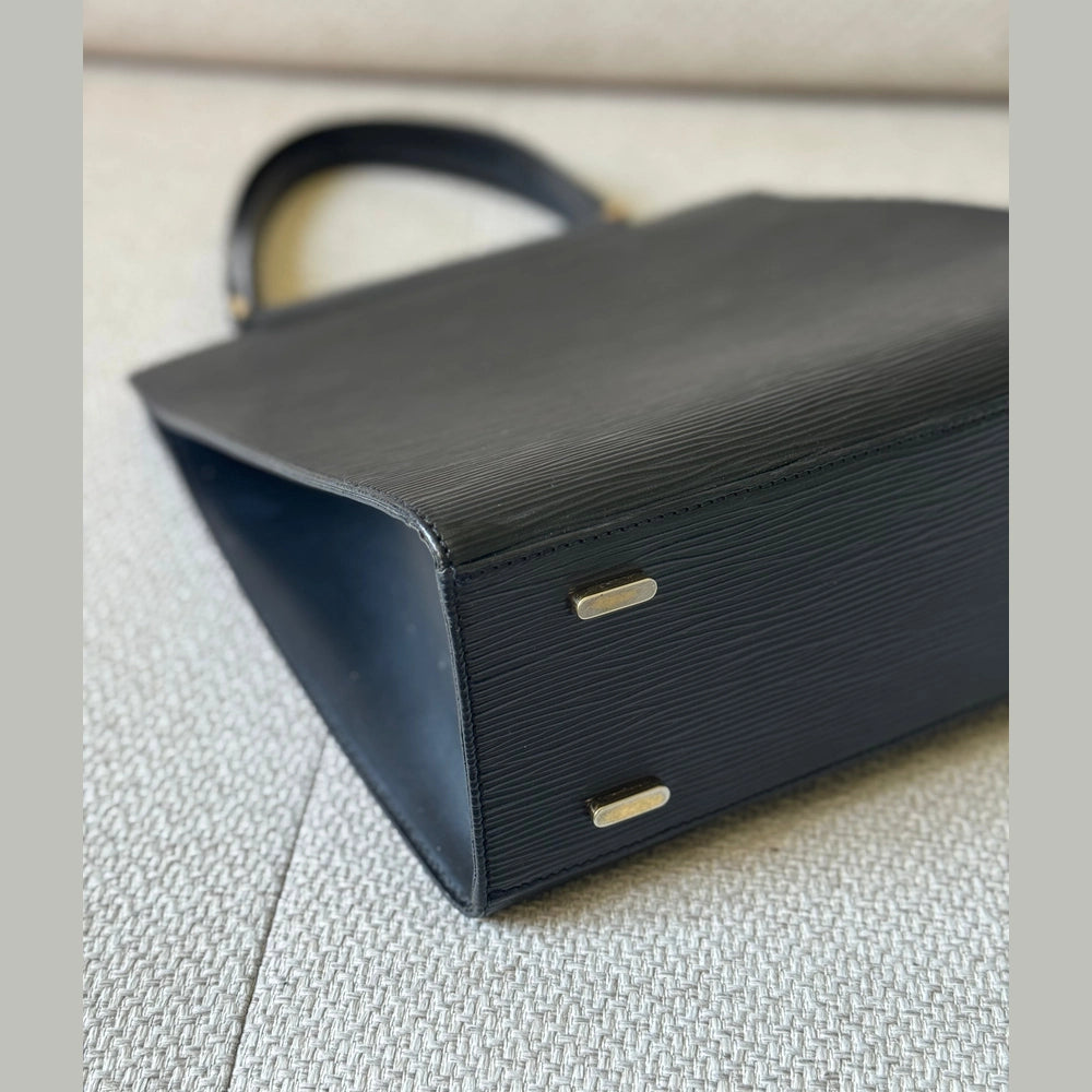 Louis Vuitton Black Epi Leather Figari Bag