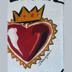 Dolce & Gabbana White “Santa Bellezza Prega per Me” T-Shirt - Size 40 fits Small