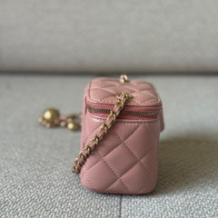 Chanel Pink Micro Vanity Bag