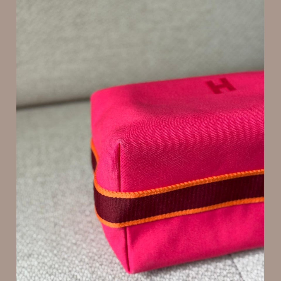 Hermès Bride-à-Brac GM Pouch in Hibiscus