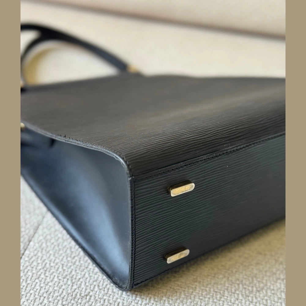 Louis Vuitton Black Epi Leather Figari Bag