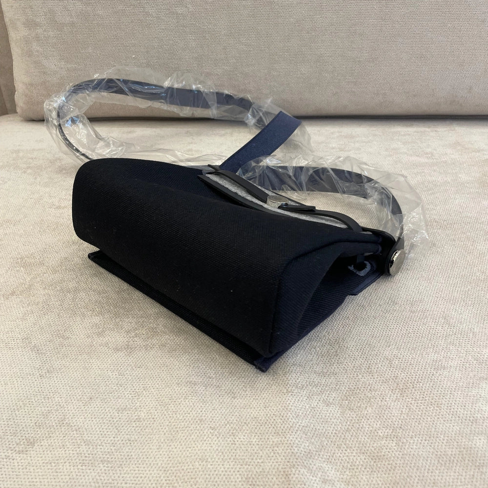 Hermès Black Mini Herbag PHW