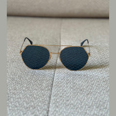 Fendi Blue Eyeline Pilot Sunglasses