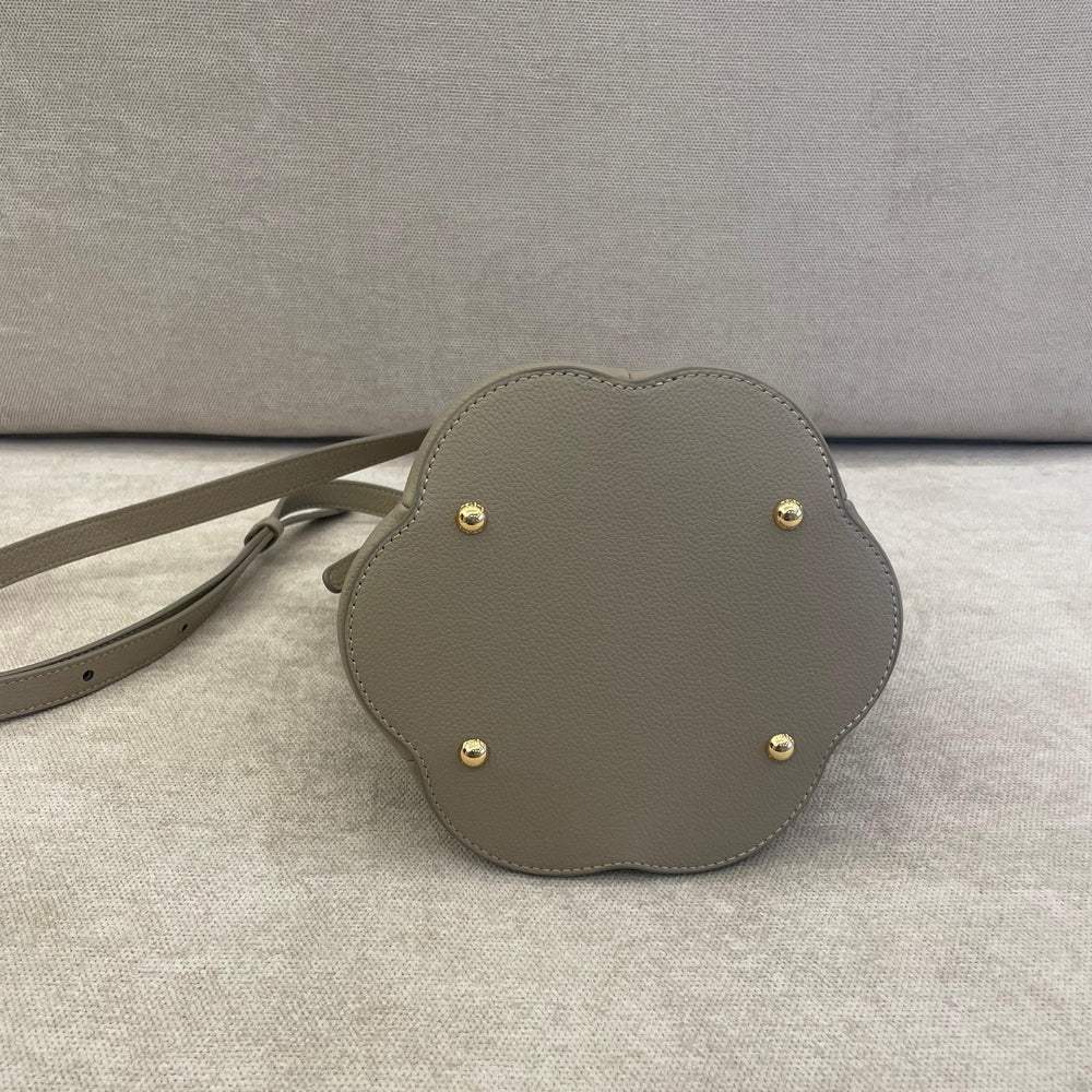 Polène Taupe Mini Numéro Huit Bucket Bag