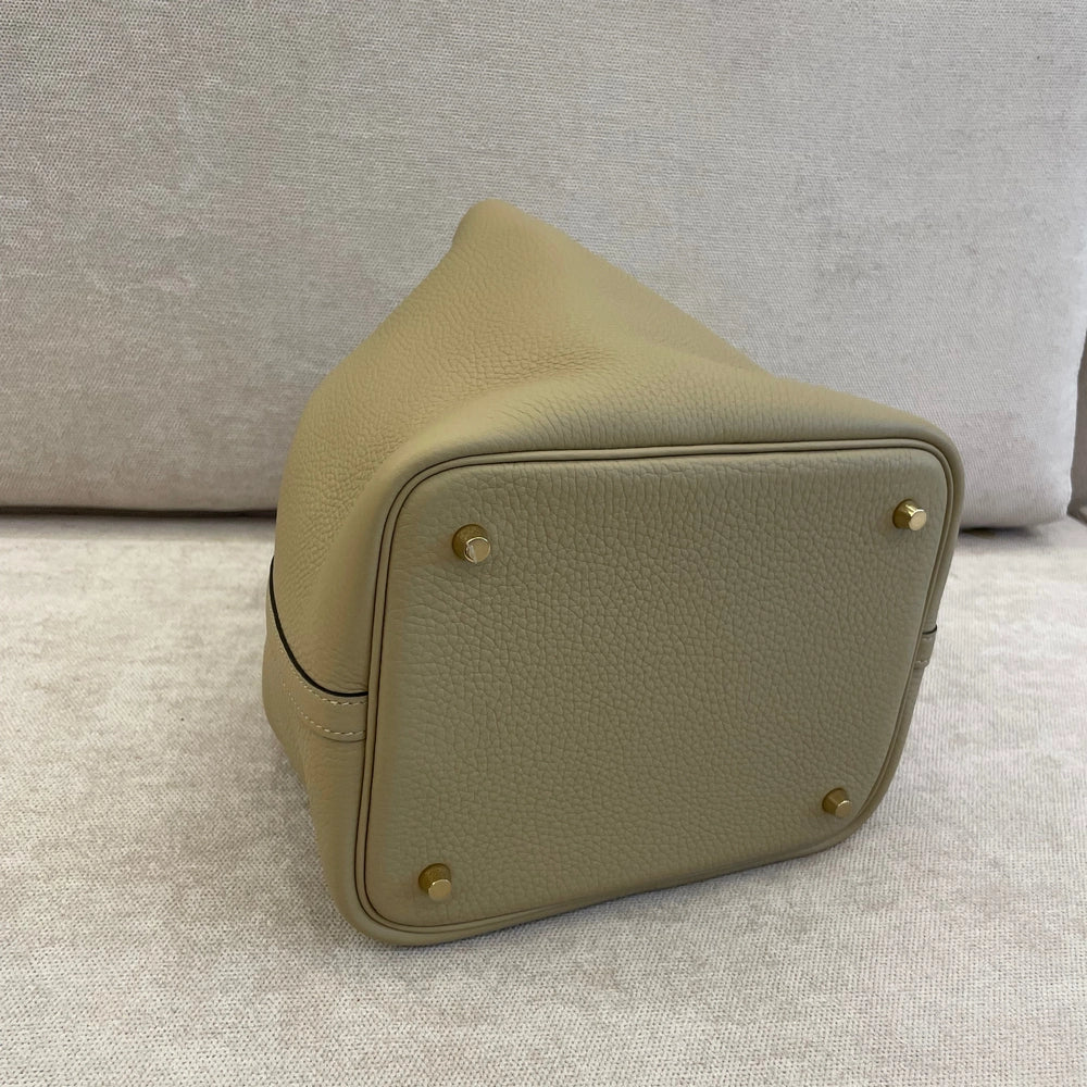 Hermès Picotin 22 Trench Clemence Leather with GHW