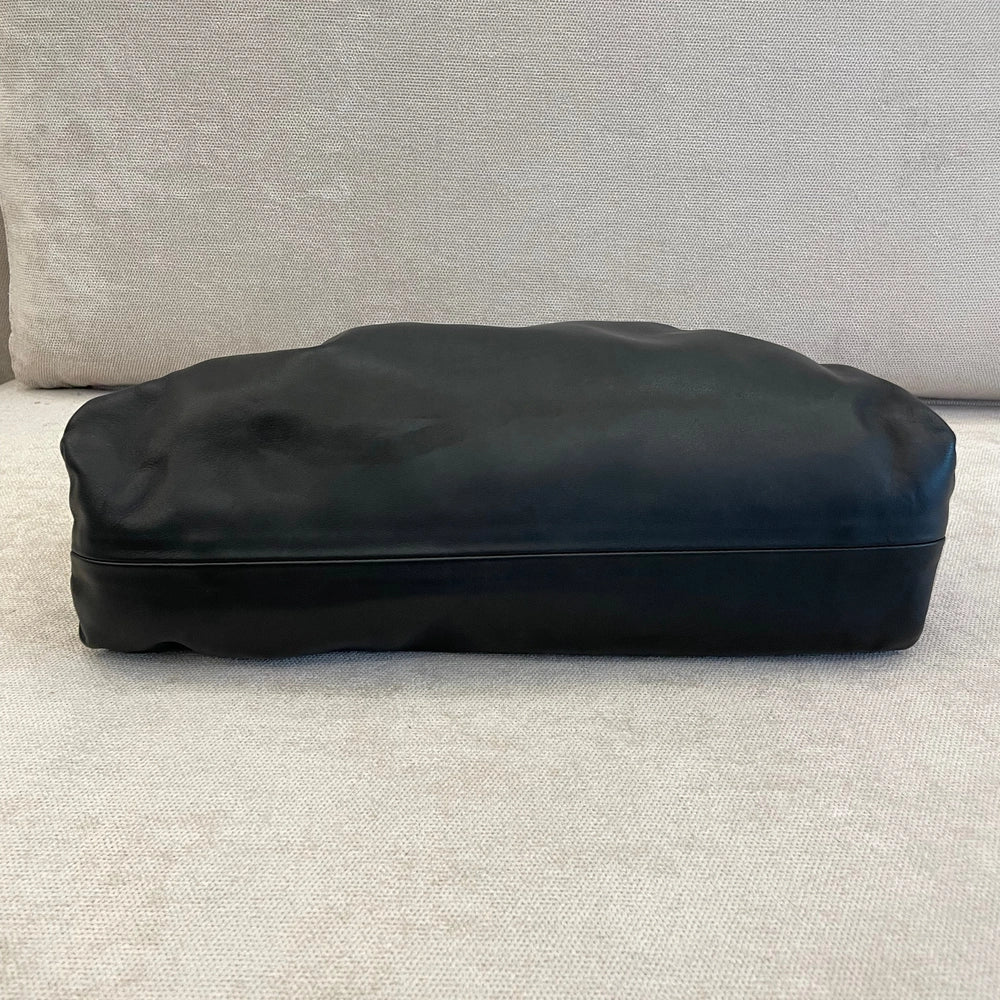 Bottega Veneta Black Smooth Leather The Pouch