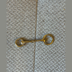 Hermès Gold Mors Scarf 90 Ring