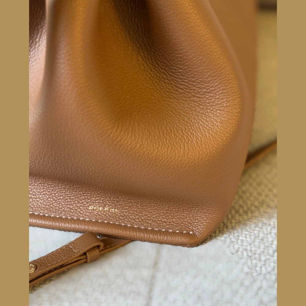 Polène Numéro Neuf Tan Full Grain Calf Leather Bag