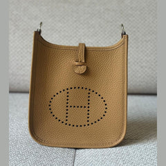 Hermès Biscuit Mini Evelyne with Palladium Hardware - Stamp G